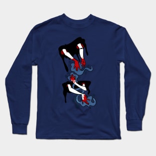 Creepy Hands Sparkle Long Sleeve T-Shirt